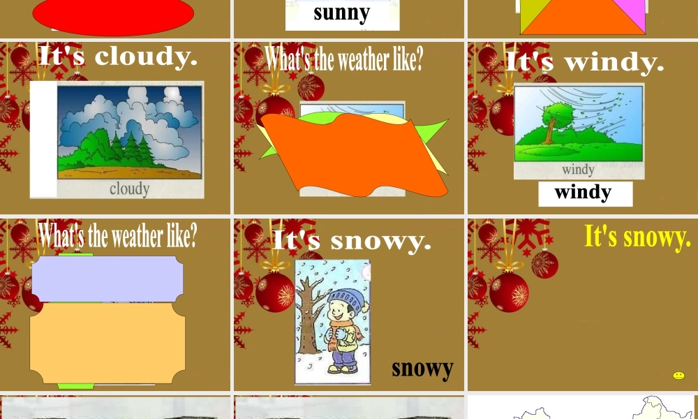 人教版新起点英语二年级下册：Unit 10 Weather （4）课件（共28张PPT）.ppt