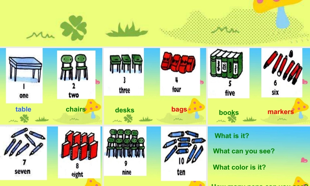 人教版新起点英语三年级下册：Unit 10 My class课件（共13张PPT）.ppt