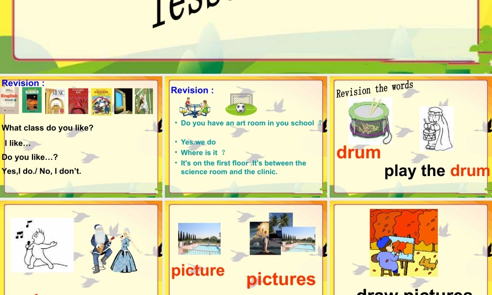 人教版新起点英语三年级下册：Unit 12 Revision课件（共15张PPT）.ppt