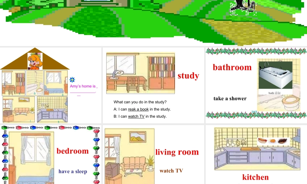 人教版新起点英语三年级下册：Unit 13 My home （2）课件（共12张PPT）(1).ppt