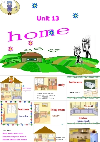 人教版新起点英语三年级下册：Unit 13 My home （2）课件（共12张PPT）.ppt