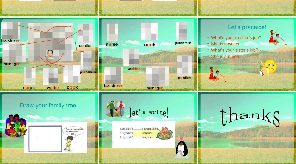 人教版新起点英语三年级下册：Unit 16 Revision （2）课件（共13张PPT）.ppt