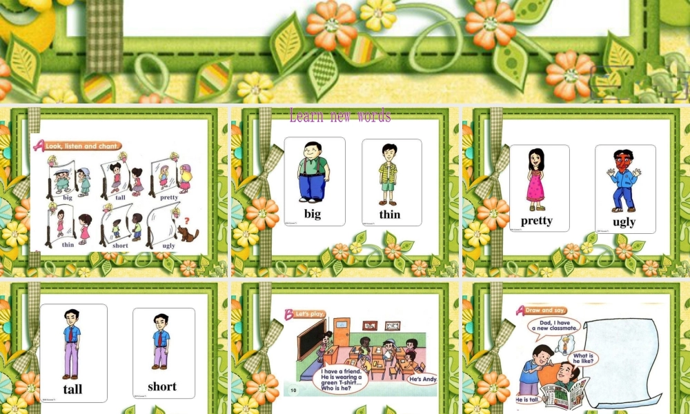 人教新起点小学英语二年级上册《Unit 2 Friends》ppt课件 .ppt