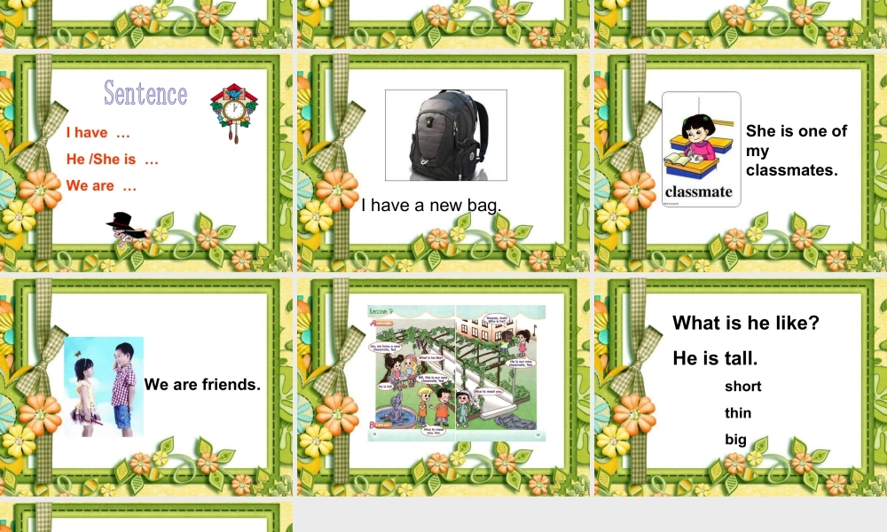 人教新起点小学英语二年级上册《Unit 2 Friends》ppt课件 .ppt