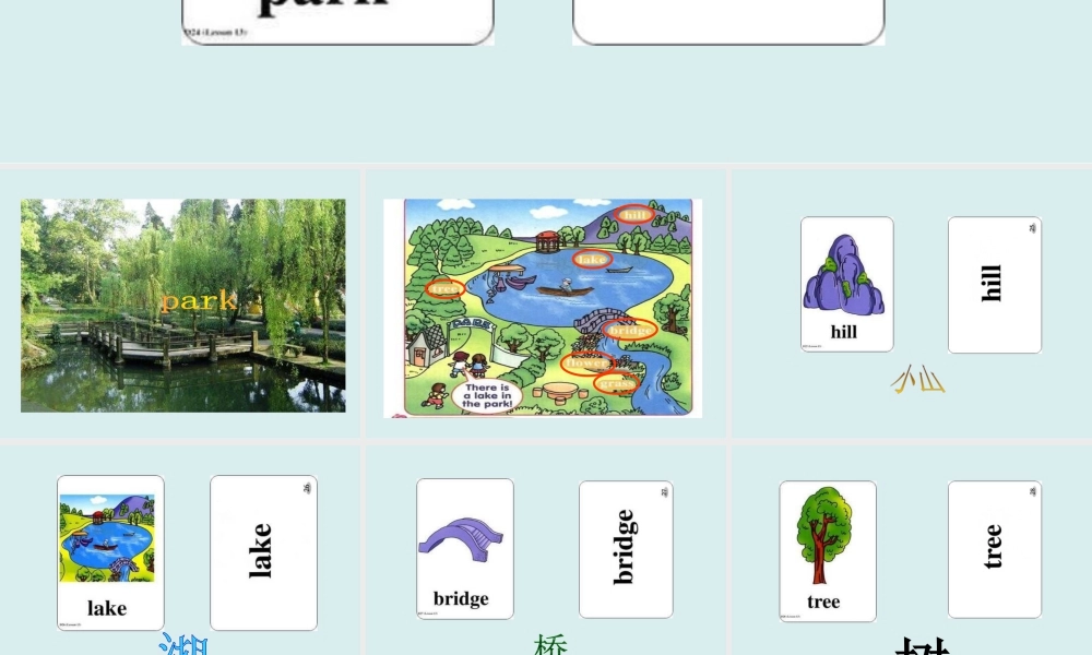 人教新起点小学英语二年级上册《Unit 3 Parks》ppt课件.ppt