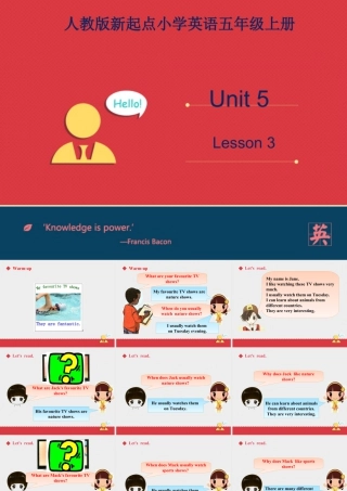 小学英语人教新起点五年级上册Unit5 课件 第3课时.ppt