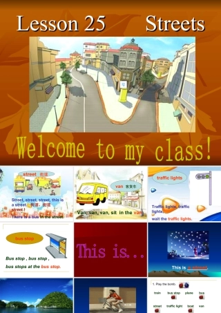 英语二年级上人教版(新起点)《Unit 5 Streets》课件.ppt