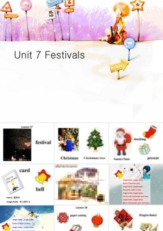 英语二年级上人教版(新起点)《Unit 7 Festivals》课件.ppt