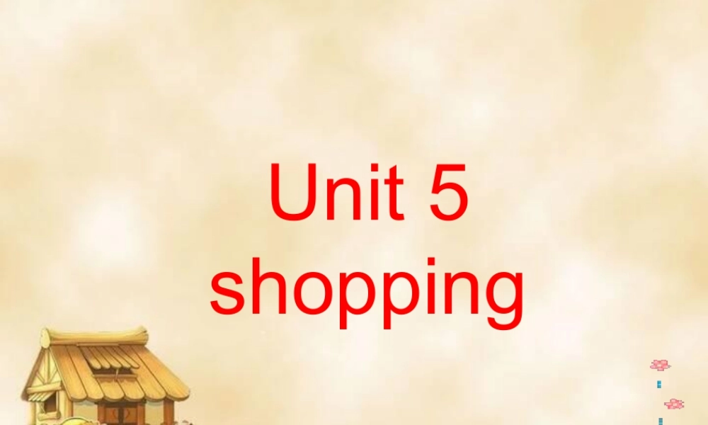 英语五年级上人教版(新起点)《Unit 5 shopping》课件.ppt