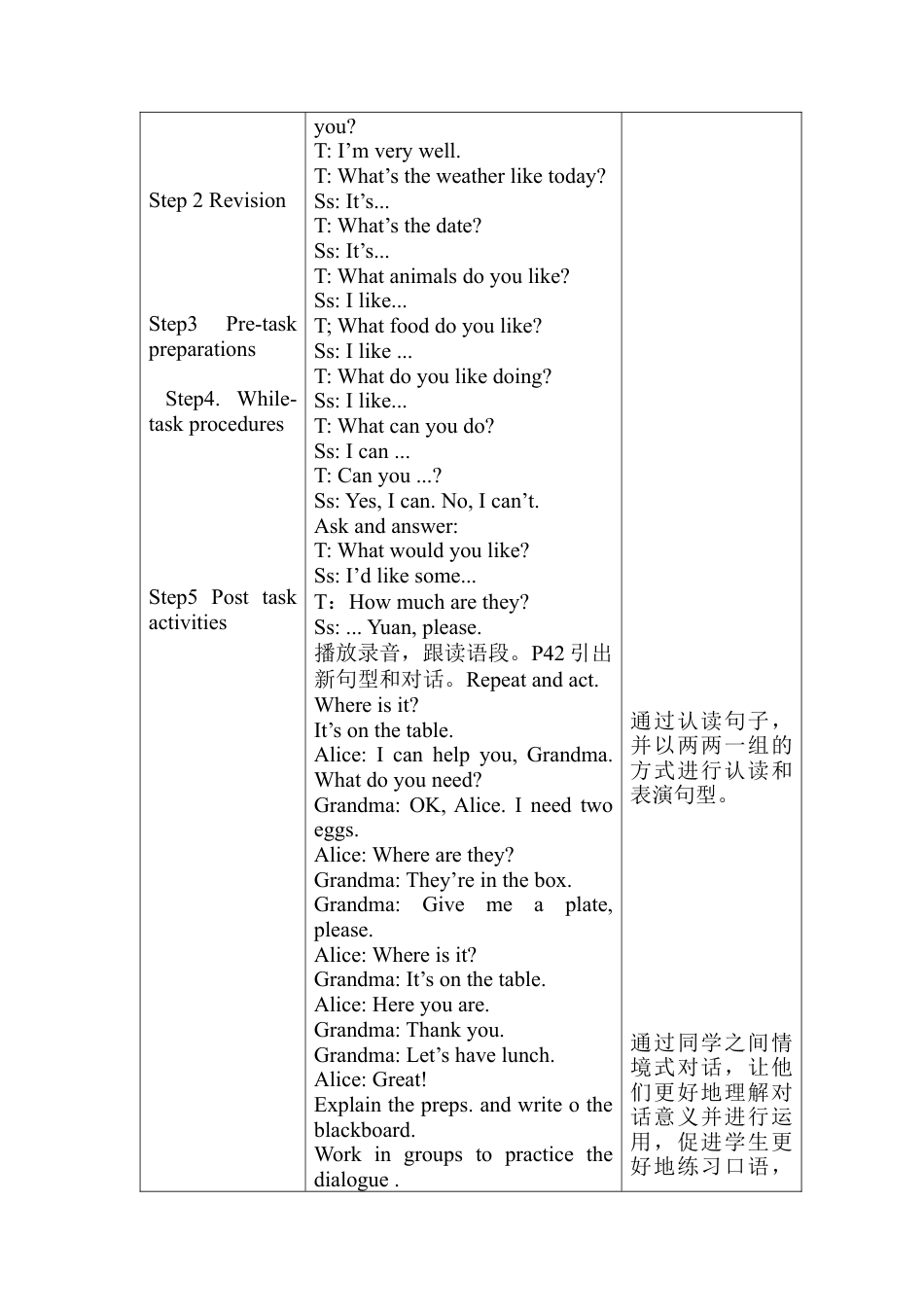 沪教牛津四年级英语上册教案-Unit 9 At home.docx_第2页