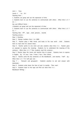 外研版四年级英语下册-4年级unit1.doc