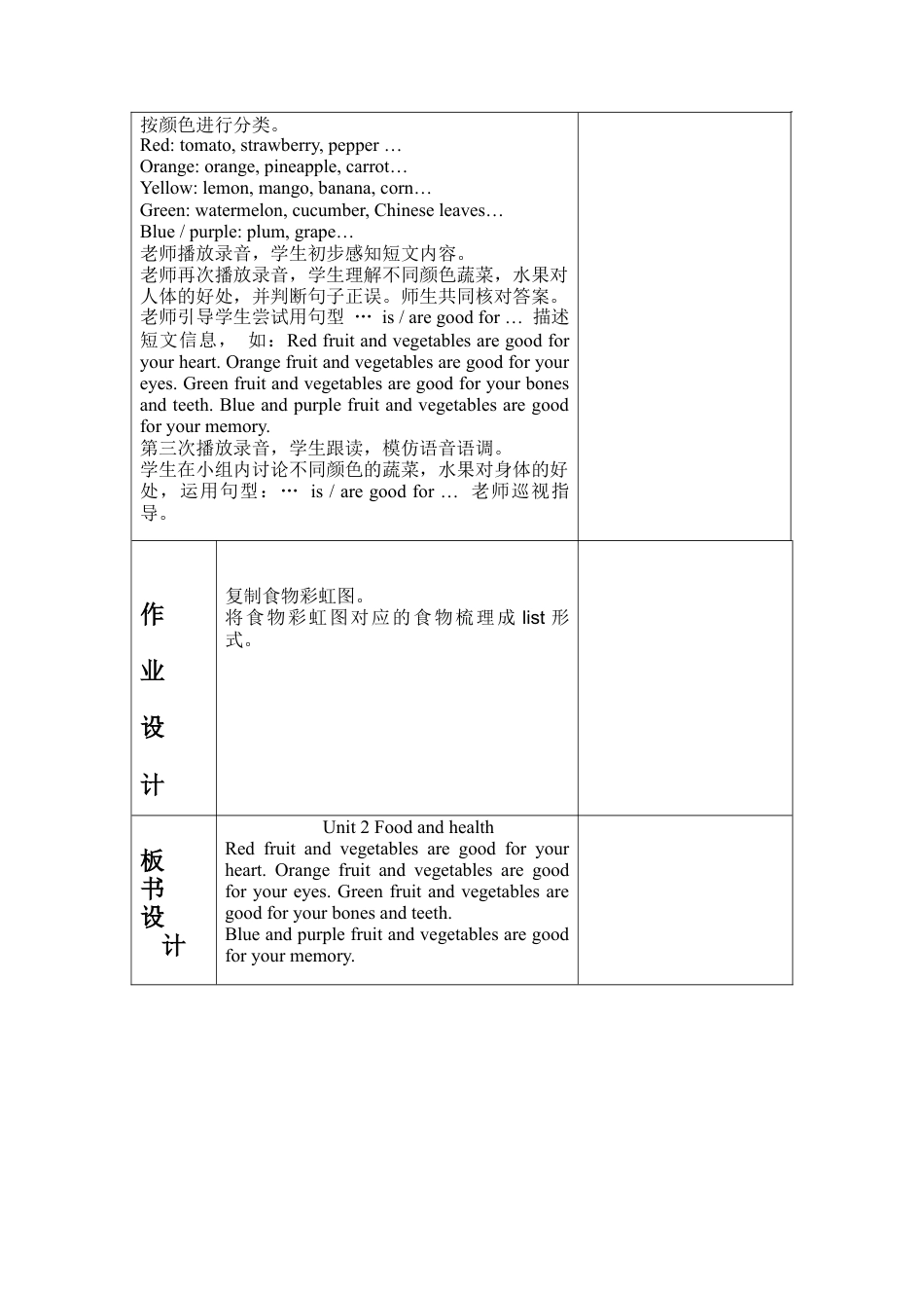 外研版小学英语六年级下-Unit 2教学设计2（第2课时）.docx_第2页