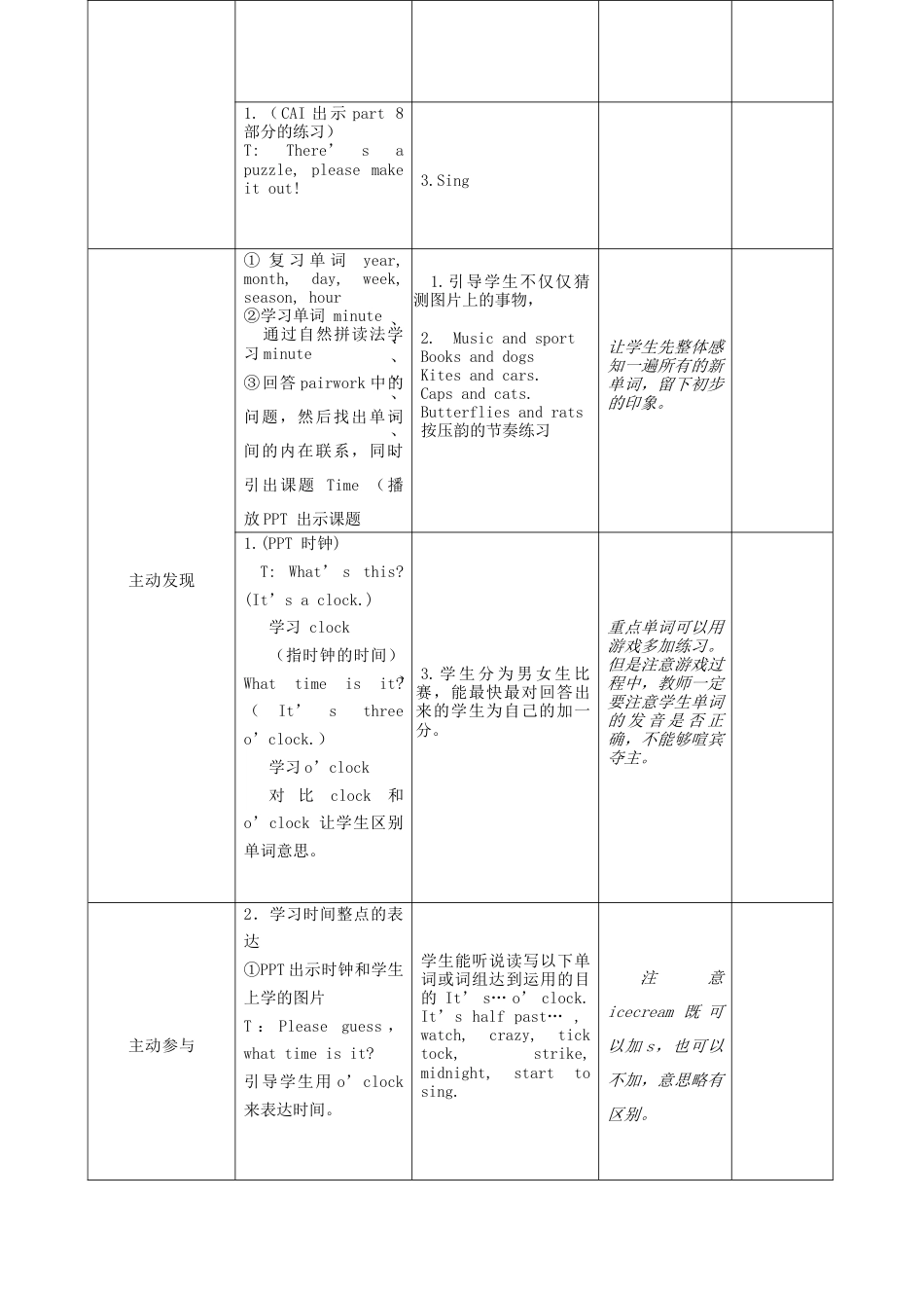 四年级下学期unit 1.doc_第2页
