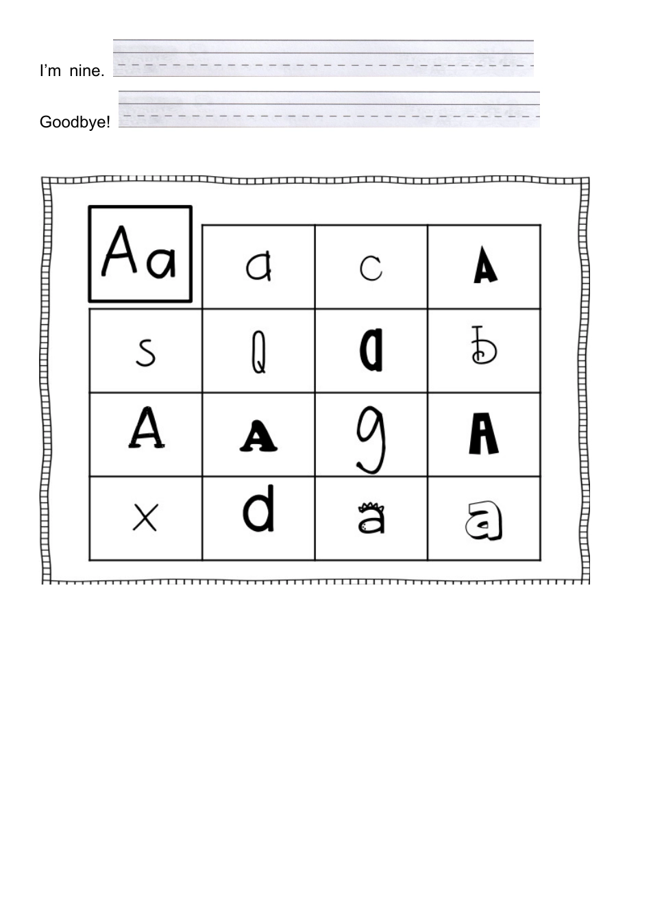 外研版小学英语三年级上册-Unit1A讲义+作业.docx_第3页