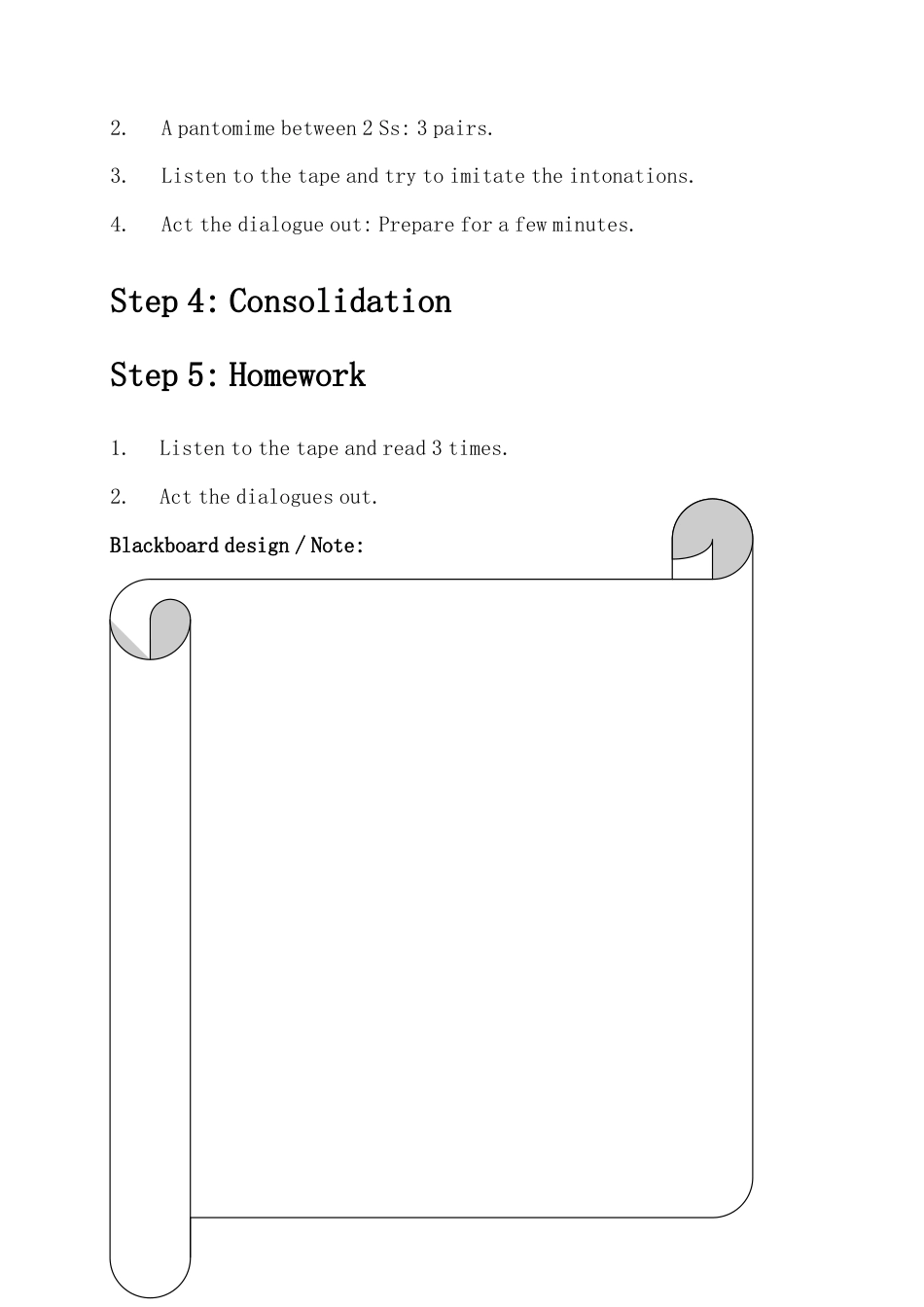 外研版英语三年级上join in版Starter unit   Let's begin教案.doc_第3页