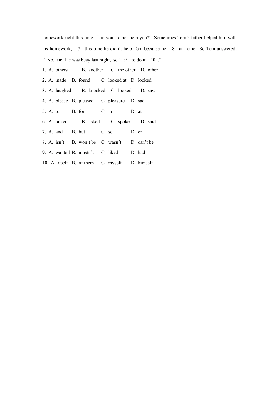 小学英语牛津译林版-Unit 1 The king's new clothes 习题2.doc_第2页