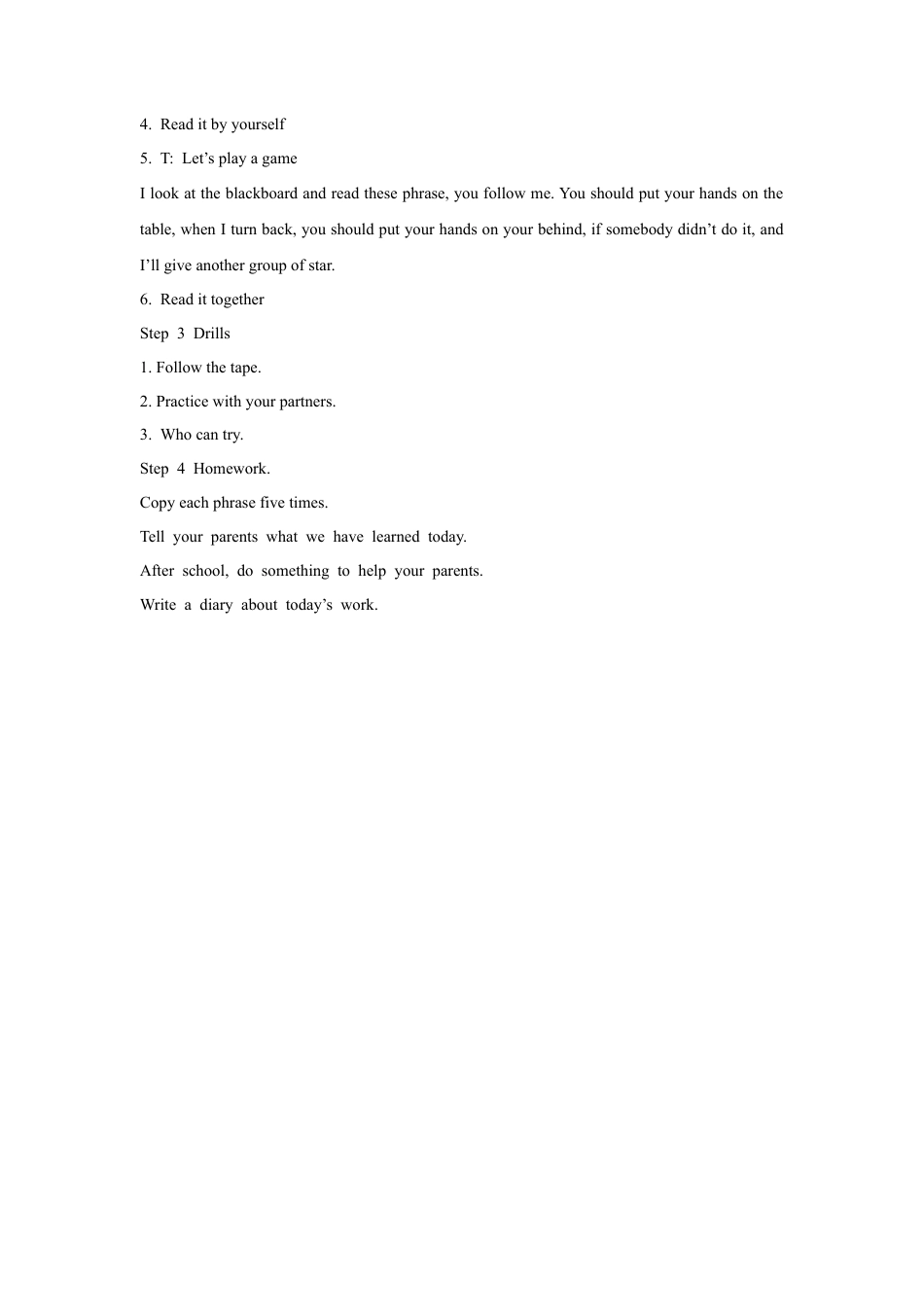 小学英语牛津译林版-Unit 5 Helping our parents 教学设计1.doc_第2页