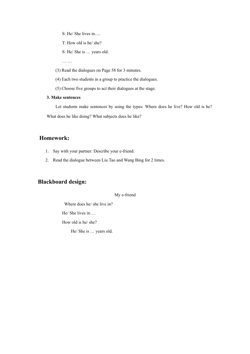 小学英语牛津译林版-Unit 6 My e-friend 教案.doc_第2页