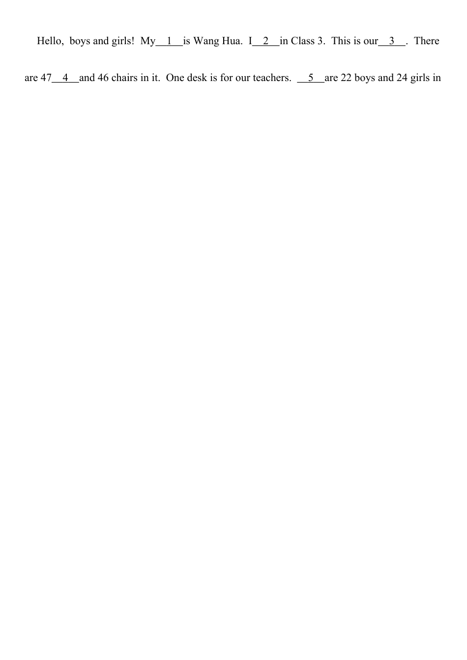 Starter Module 3  Unit 2 练习题  - 外研版七年级英语上册.docx_第2页