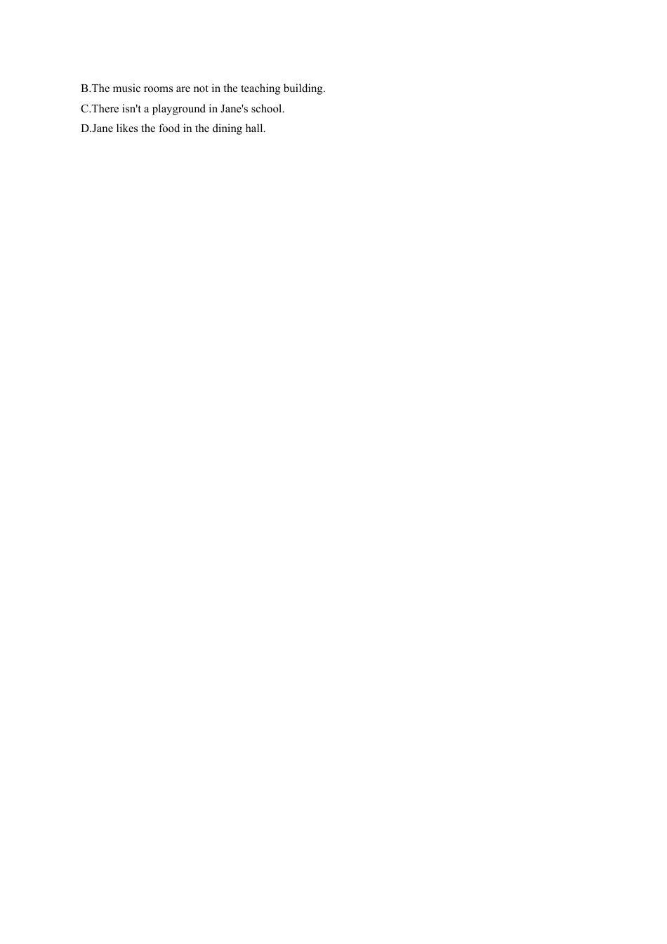 初中英语七年级上册-Module 3 My school Unit 3-Language in use.（含解析）.docx_第3页