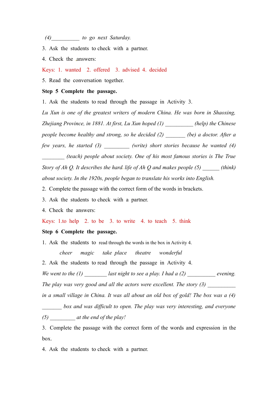八年级英语上册教案：Module 5 Unit 3.doc_第3页