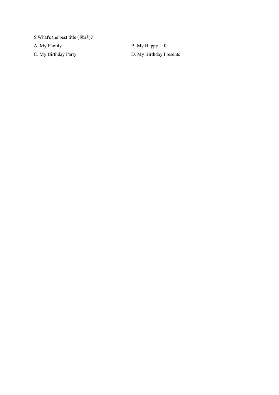 初中英语七年级上册-Module 8 Choosing presents Unit 3-Language in use.（含解析）.docx_第3页