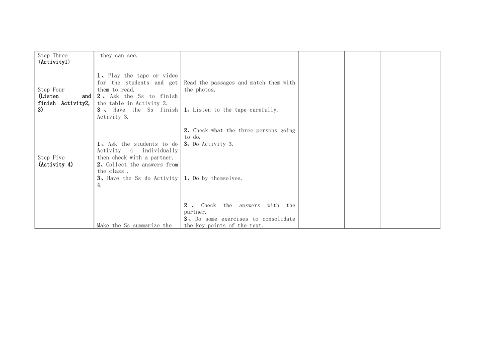 初中英语七下-教案-Module 3 Unit 2 We're going to cheer the players教案 （新版）外研版.doc_第3页
