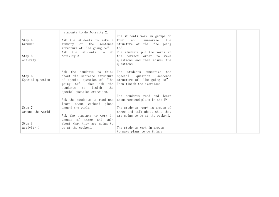 初中英语七下-教案-Module 3 Unit 3 Language in use教案 （新版）外研版.doc_第2页