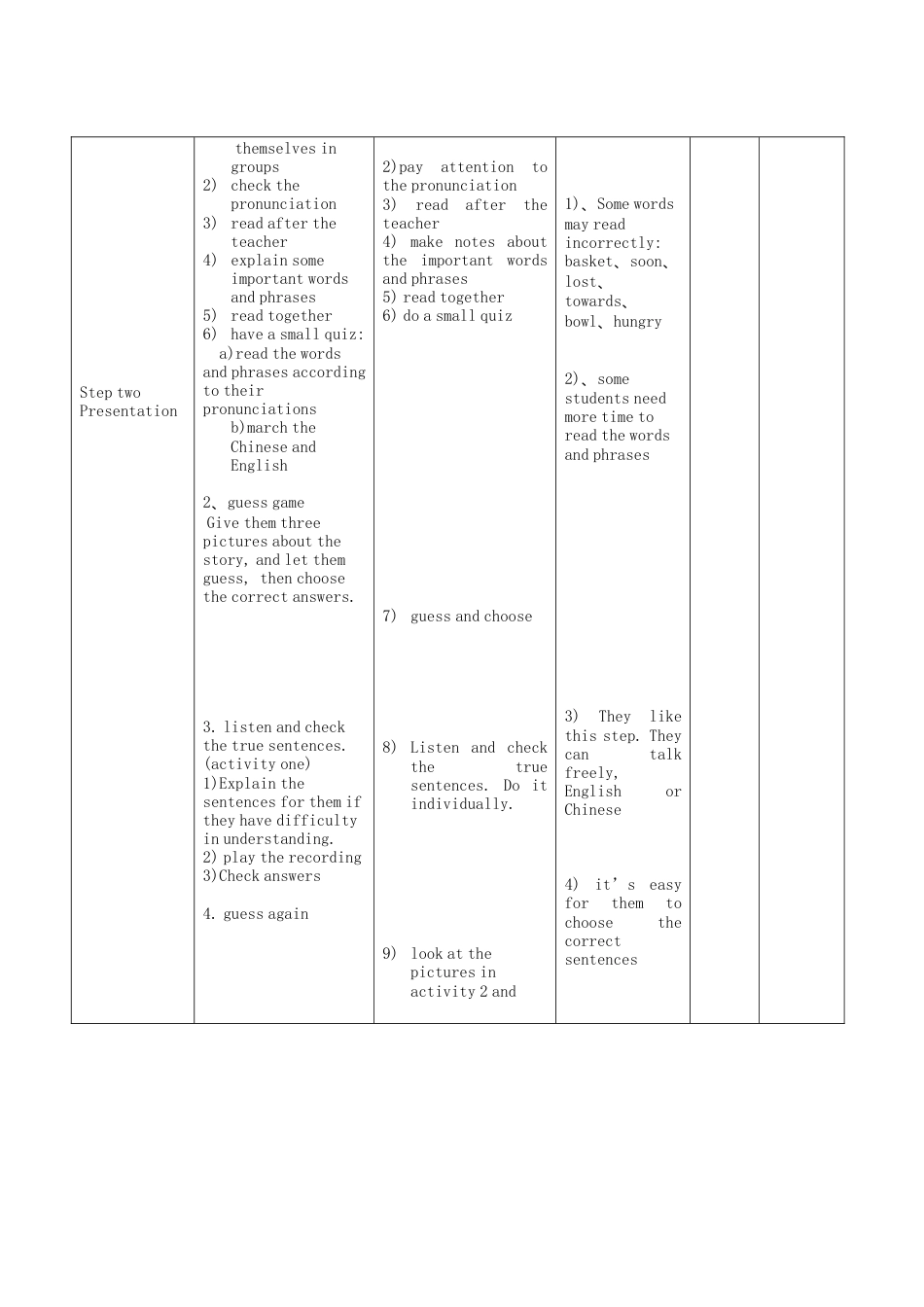 初中英语七下-教案-Module 8 Story Time Unit 1 Once upon a time…教案 （新版）外研版.doc_第2页