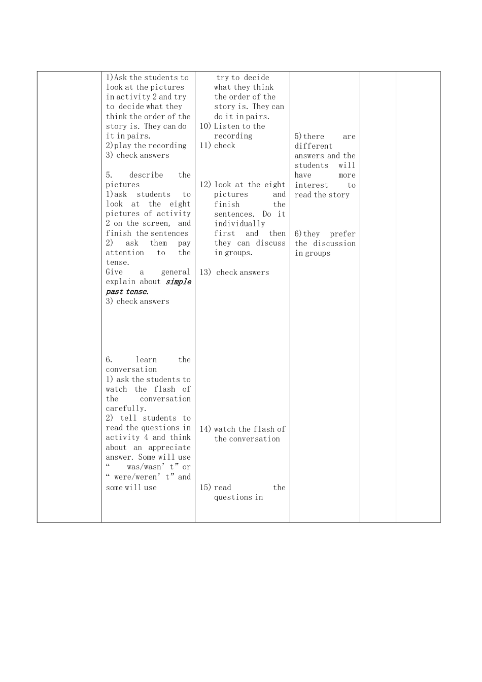 初中英语七下-教案-Module 8 Story Time Unit 1 Once upon a time…教案 （新版）外研版.doc_第3页