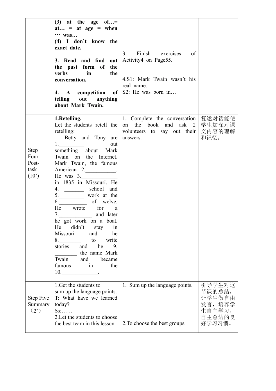 初中英语七下-教案-Module 9 Unit1.doc_第3页
