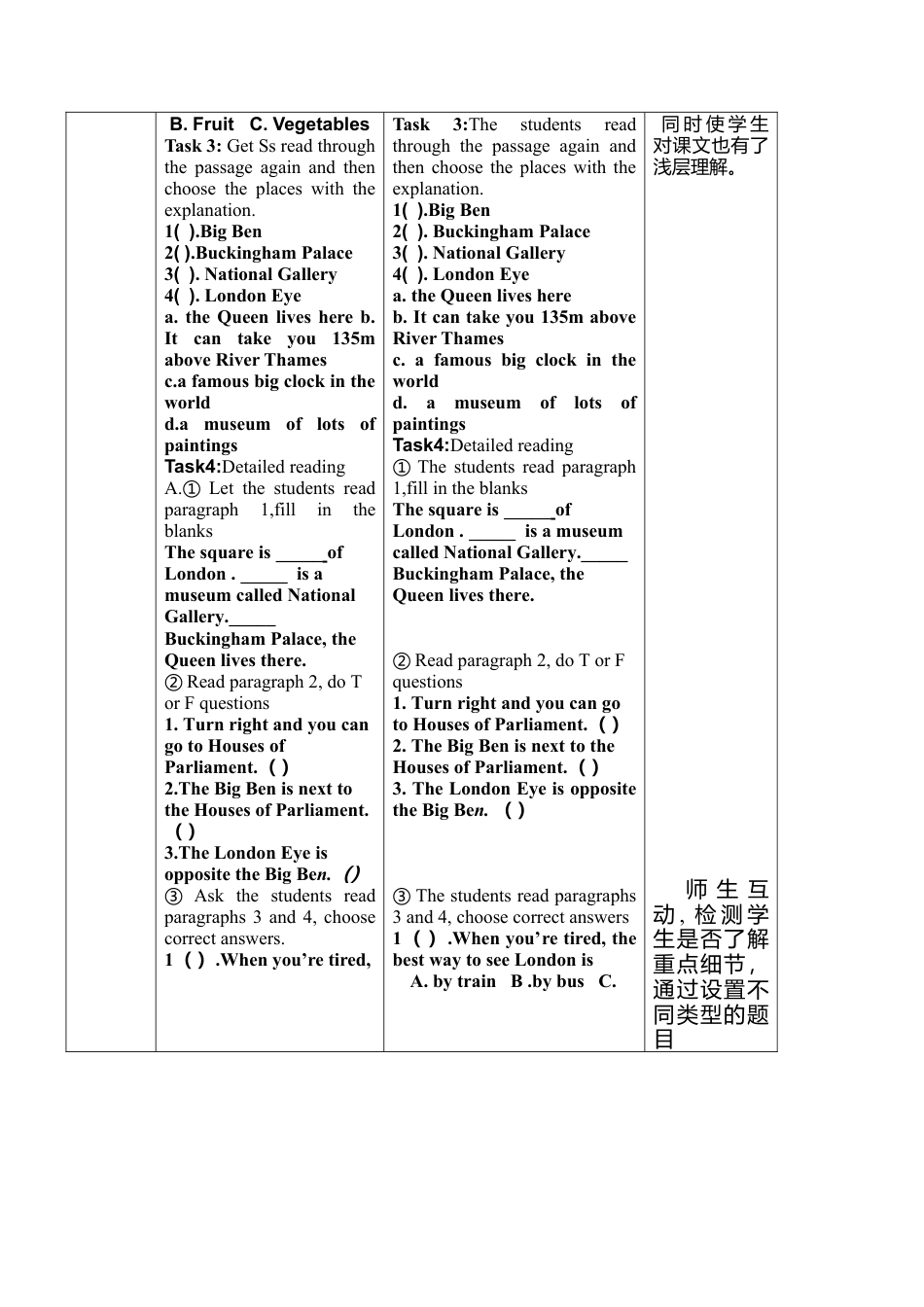 初中英语七下-教案-Module6 Unit 2.doc_第3页