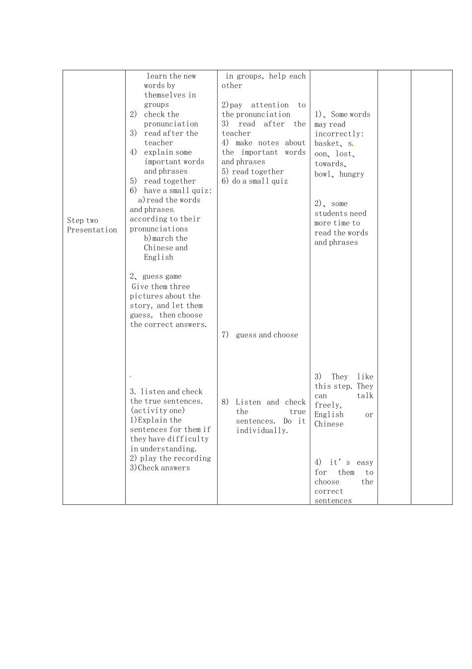 七年级英语下册Module+8+Story+Time+Unit+1+Once+upon+a+time…教案（新外研版）.doc_第2页