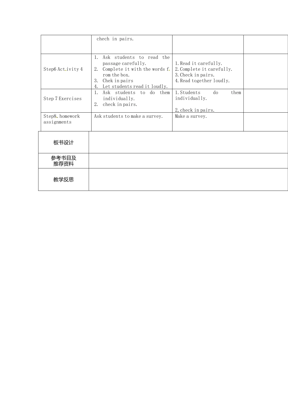 七年级英语下册Moudle+2+What+can+you+do+Unit+3+Language+in+use教案1（新外研版）.doc_第2页