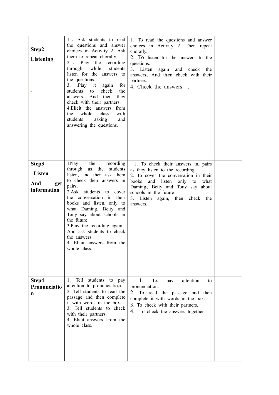 七年级英语下册教案：M4U1七、下.doc_第2页