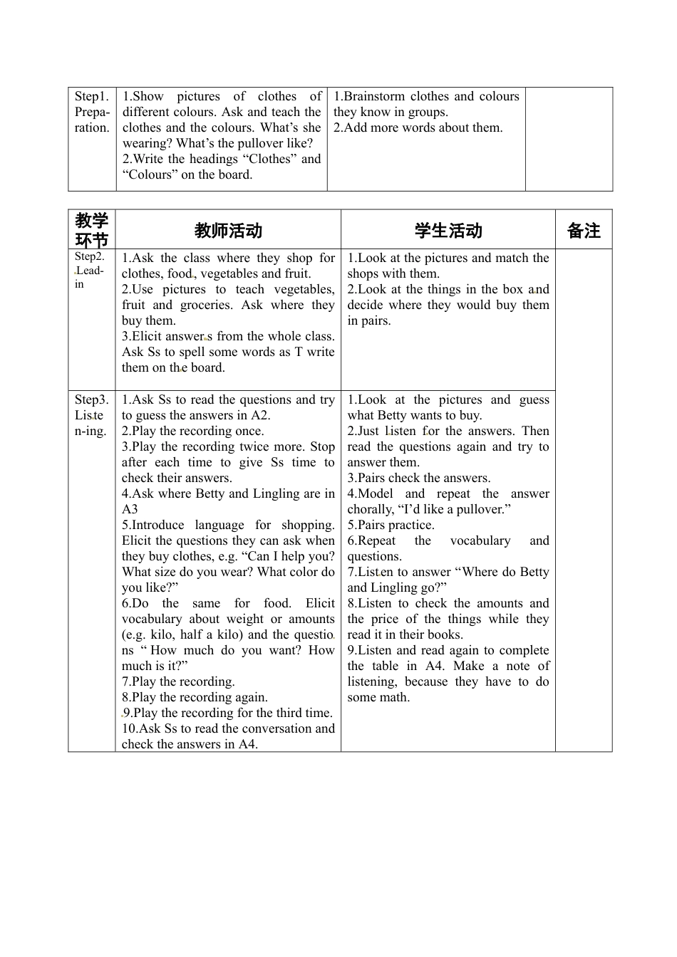 七年级英语下册教案：M5U1七、下.doc_第2页