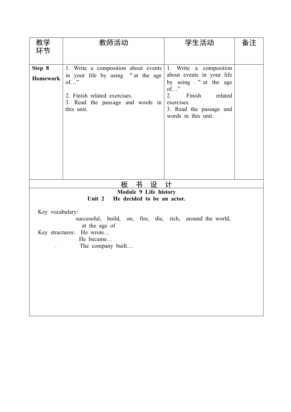 七年级英语下册教案：M9U2 (2).doc_第3页