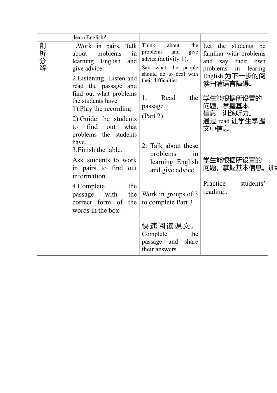外研版八年级上册教案Module 1 Unit 2 You should smile at her.doc_第2页