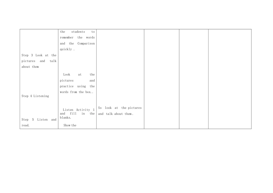 外研版八年级上册教案-Module 2 Unit 1 It’s taller than many other buildings教案.doc_第3页