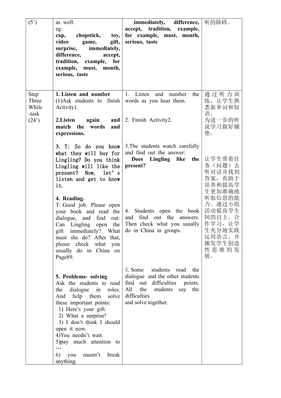 外研版八年级上册教案-Module 11 Unit1.doc_第2页