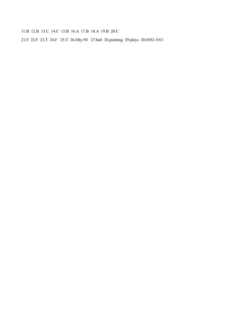 外研版八年级上册-试卷-Module 3 Sports 话题3 团队运动（提高版） 录音稿和答案.doc_第3页