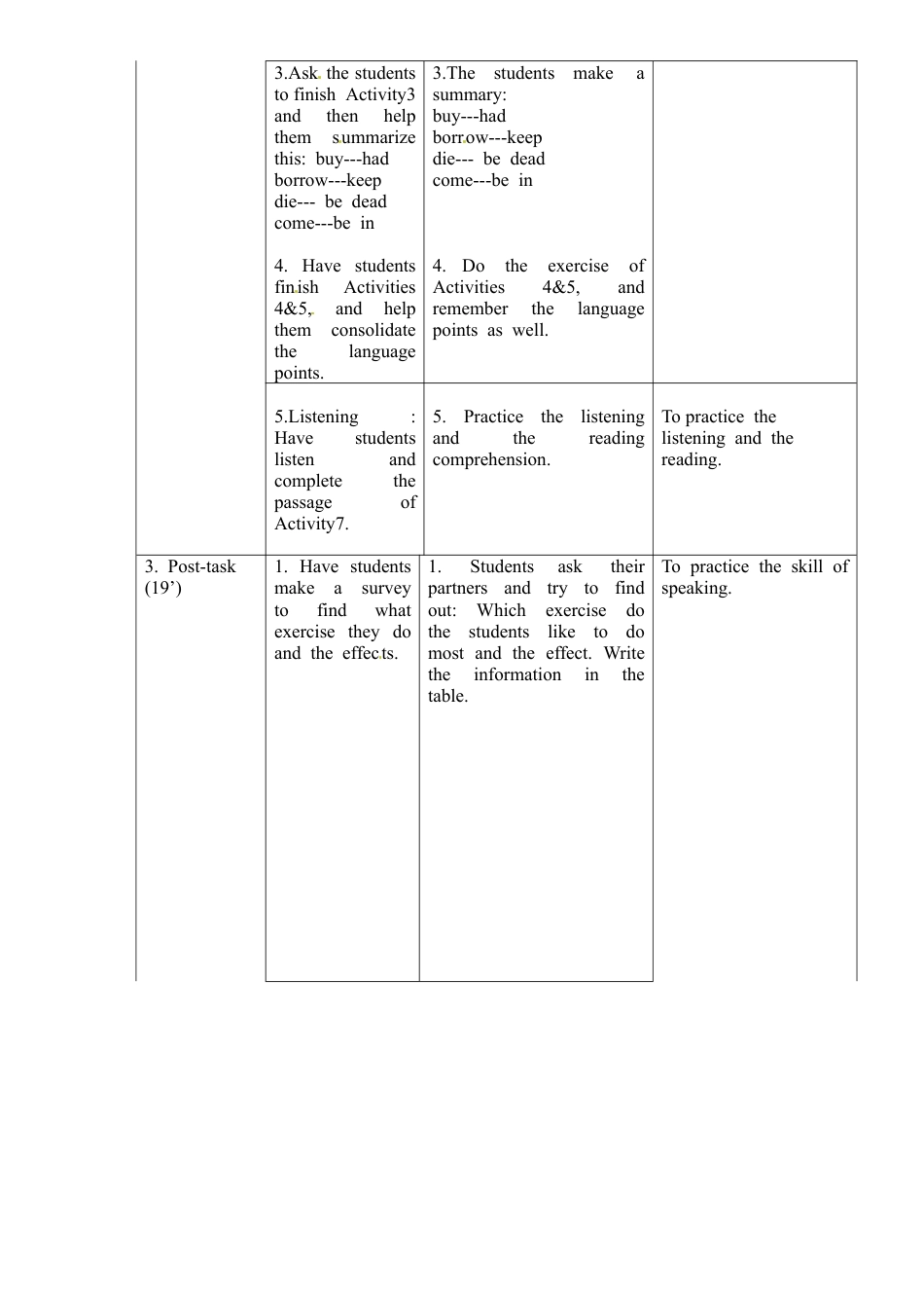 外研版八年级英语下册教案：Module 4 Unit 3.doc_第3页