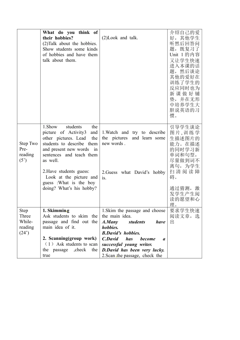 外研版八年级英语下册教案：Module6Unit2.doc_第3页