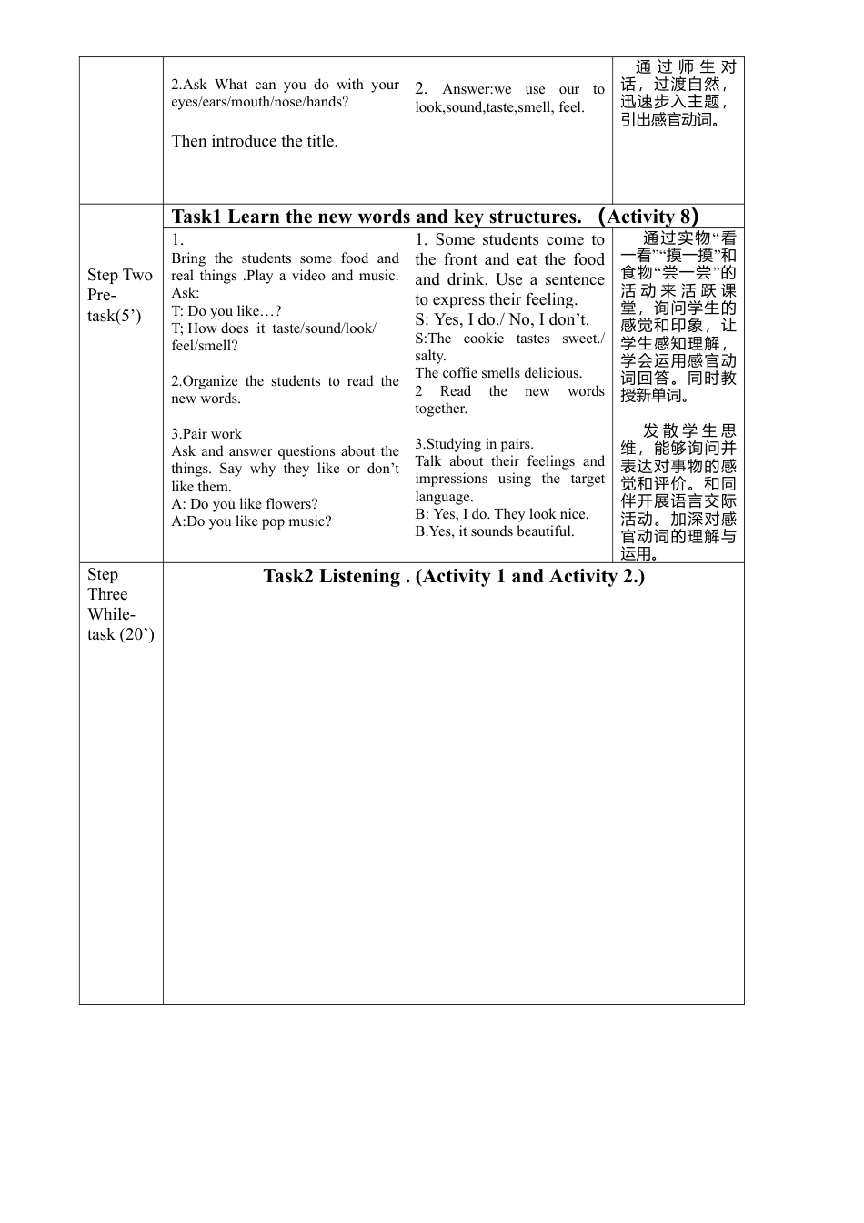 外研版八年级英语下册-教案-Module 1 Unit1..doc_第2页