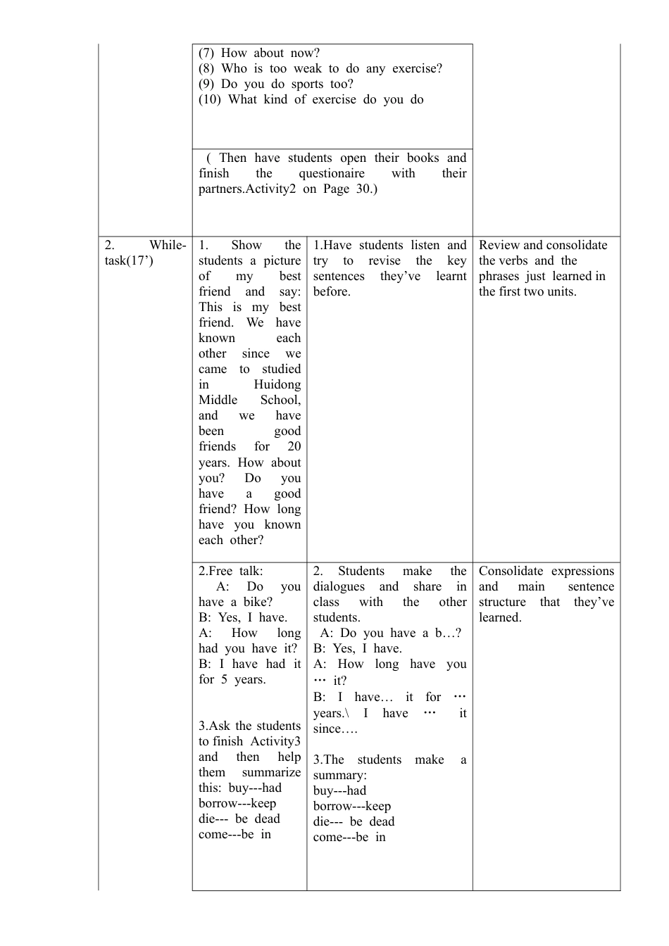 外研版八年级英语下册-教案-Module 4 Unit 3.doc_第2页