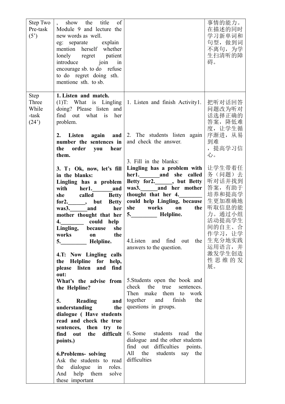 外研版八年级英语下册-教案-Module 9 Unit 1.doc_第2页