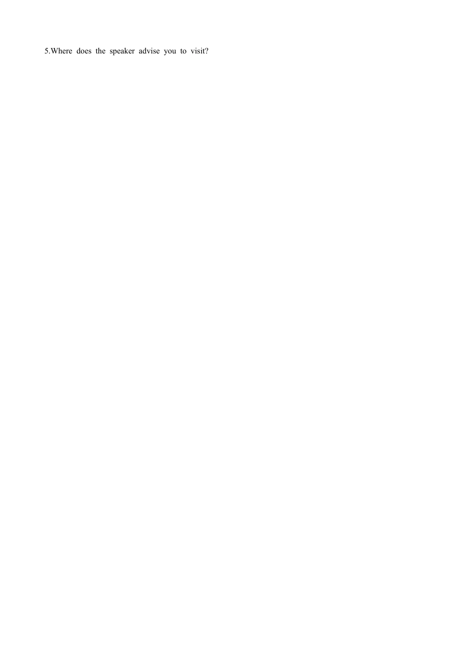 外研版八年级英语下册-试题-Module 8 Time off 话题8 旅行（基础版） 试题.docx_第2页