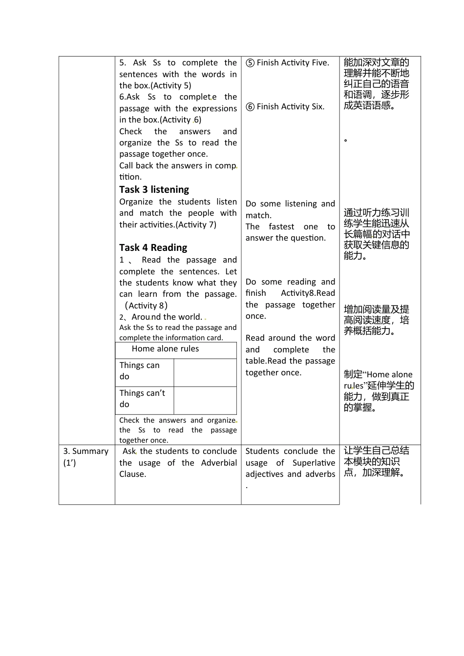外研版九年级上册教案-Module 4 Unit3 Language in use.doc_第3页