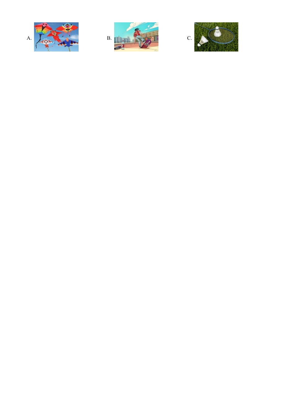 外研版九年级上学期期中英语试题（含听力）（原卷版）.docx_第2页