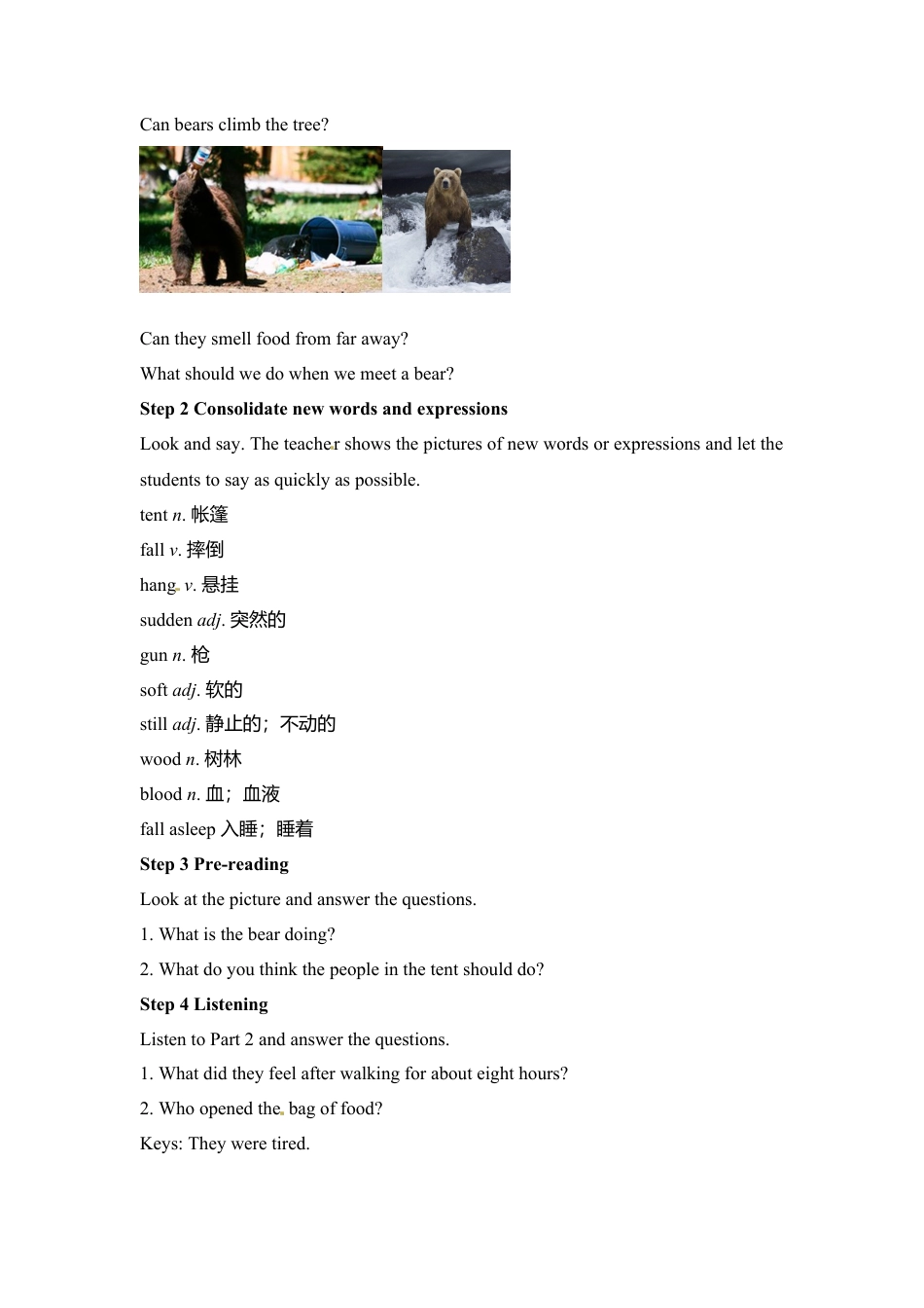 外研版九年级下册-Module4 Unit2 We must keep the camp clean精品教案.doc_第2页